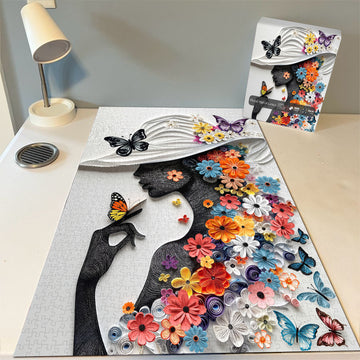 Cappello floreale di Grace Jigsaw Puzzle 1000 pezzi